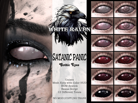 Second Life Marketplace - [WR] Satanic Panic Gothic Eyes